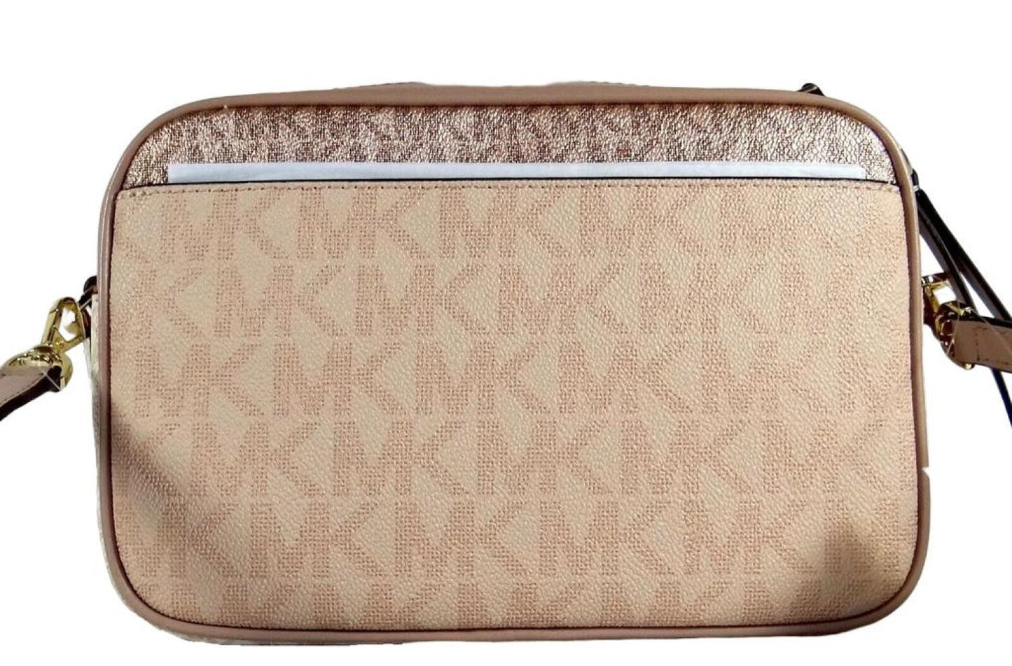 Michael Kors Jet Set Charm EW MK Signature VC Clutch Crossbody Bag