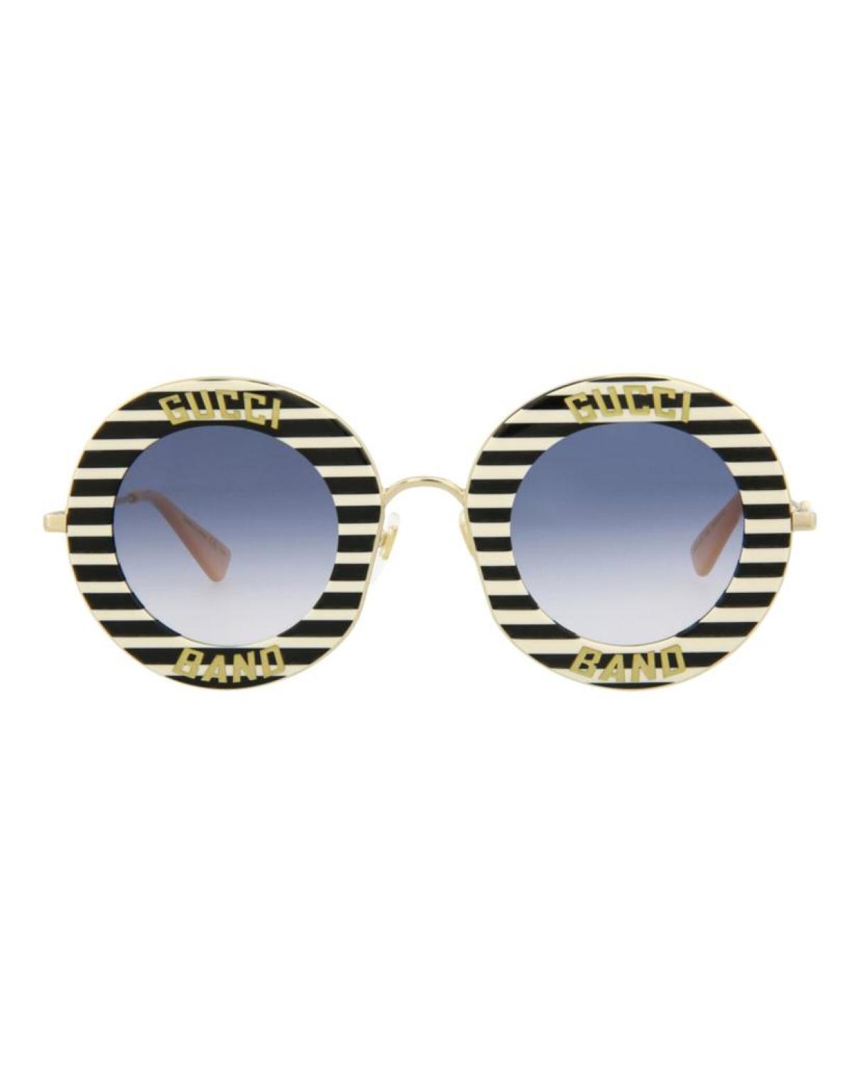 Round-Metal Frame Sunglasses