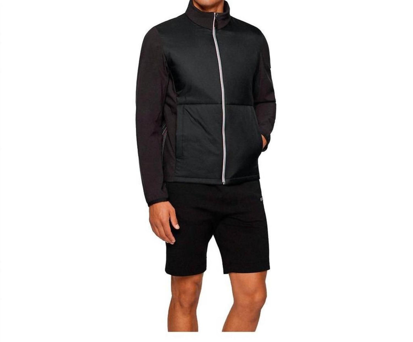 Mero Water Repellent Jacket In Black