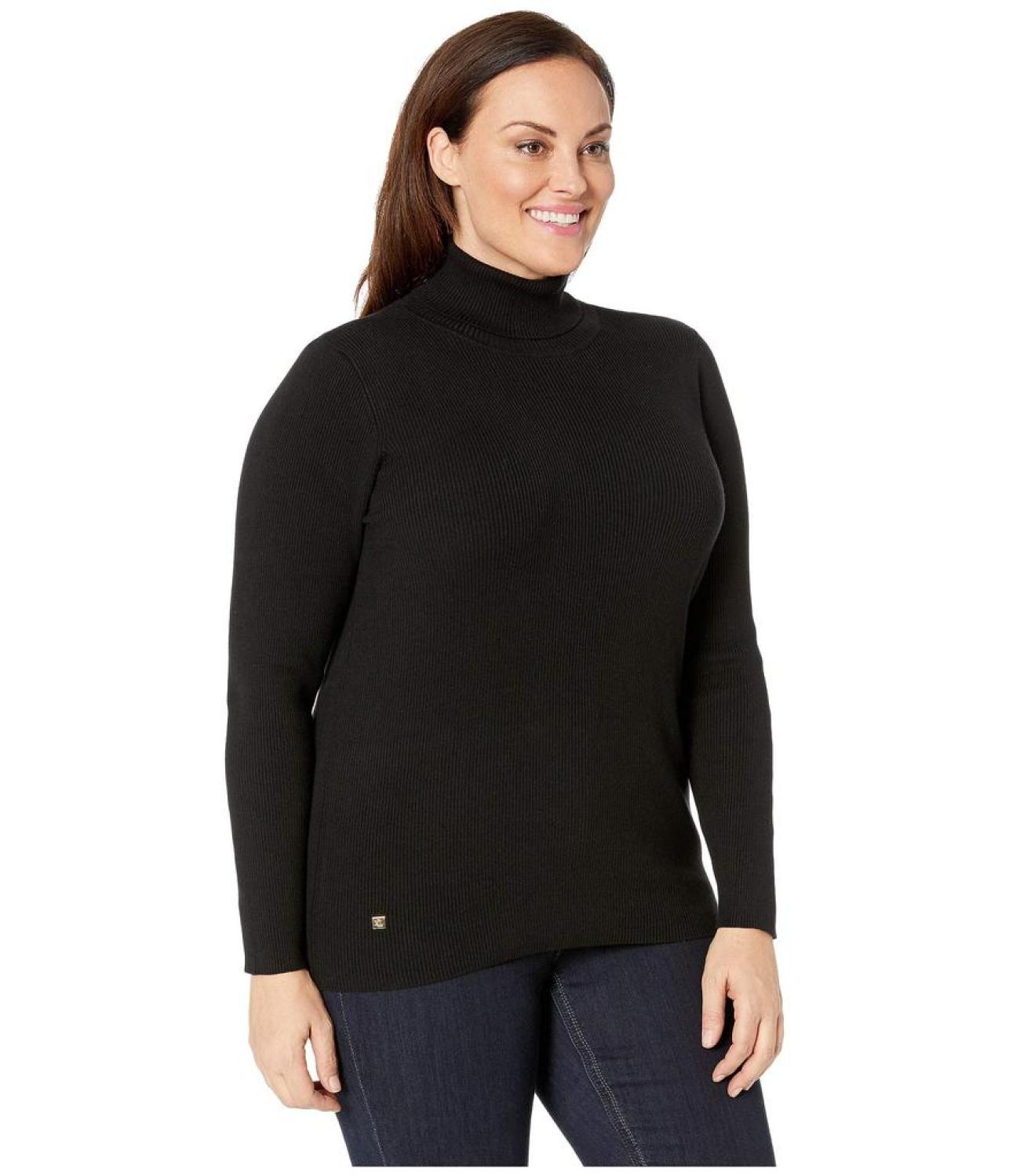 Plus Size Turtleneck Sweater