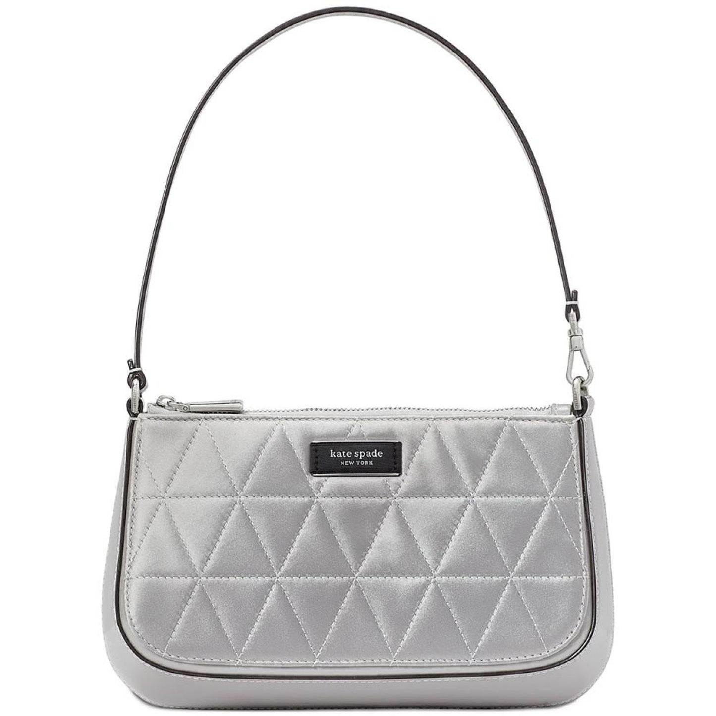 Sam Icon Quilted Satin Mini Pochette