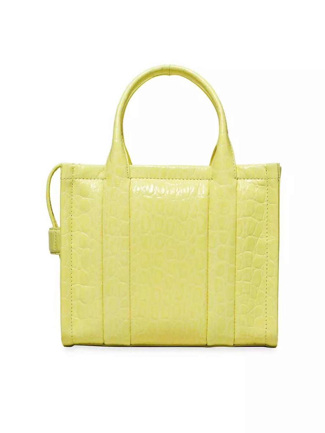 The Croc-Embossed Small Tote