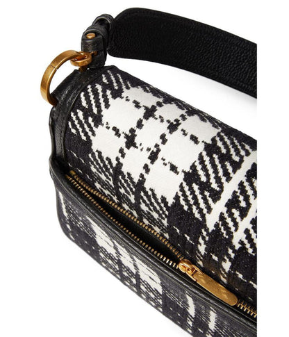 Hudson Plaid Medium Convertible Flap Crossbody