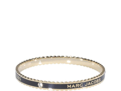 Marc Jacobs The Medallion Scalloped Logo Detailed Bracelet