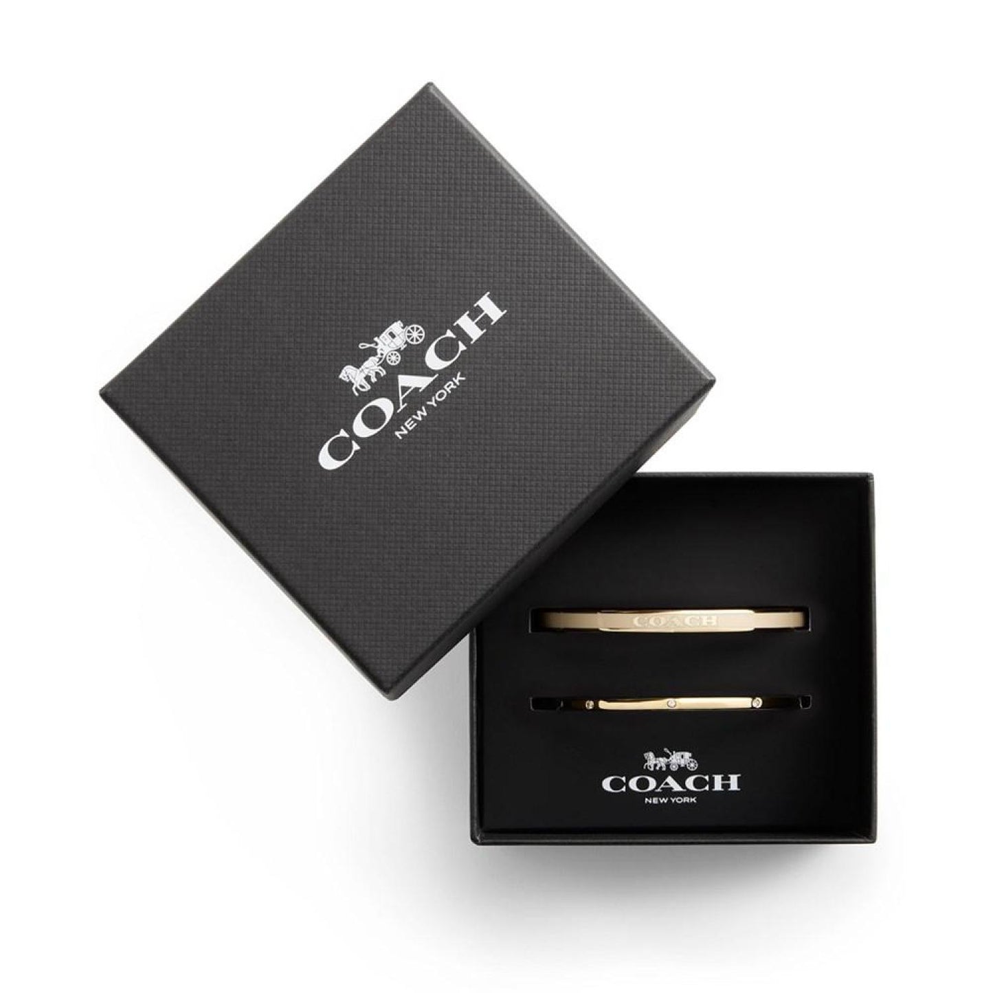 Faux Stone Signature Duo Bangle Boxed Set