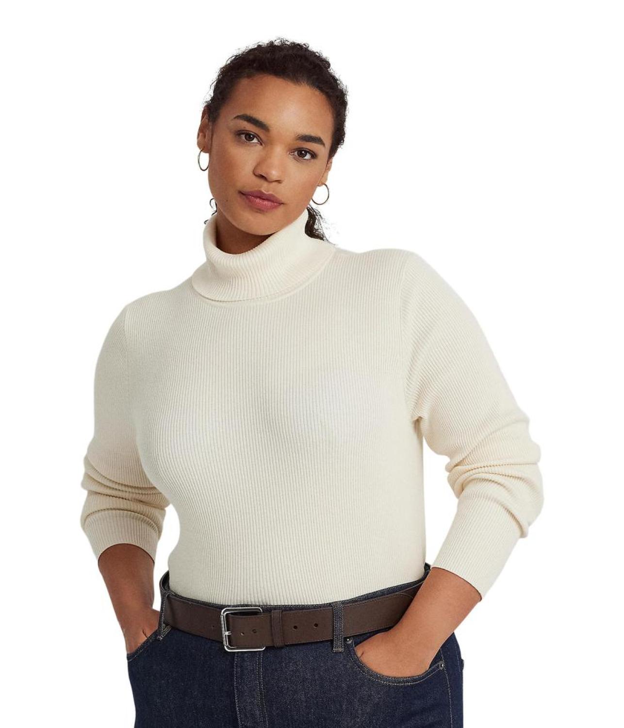 Plus Size Turtleneck Sweater