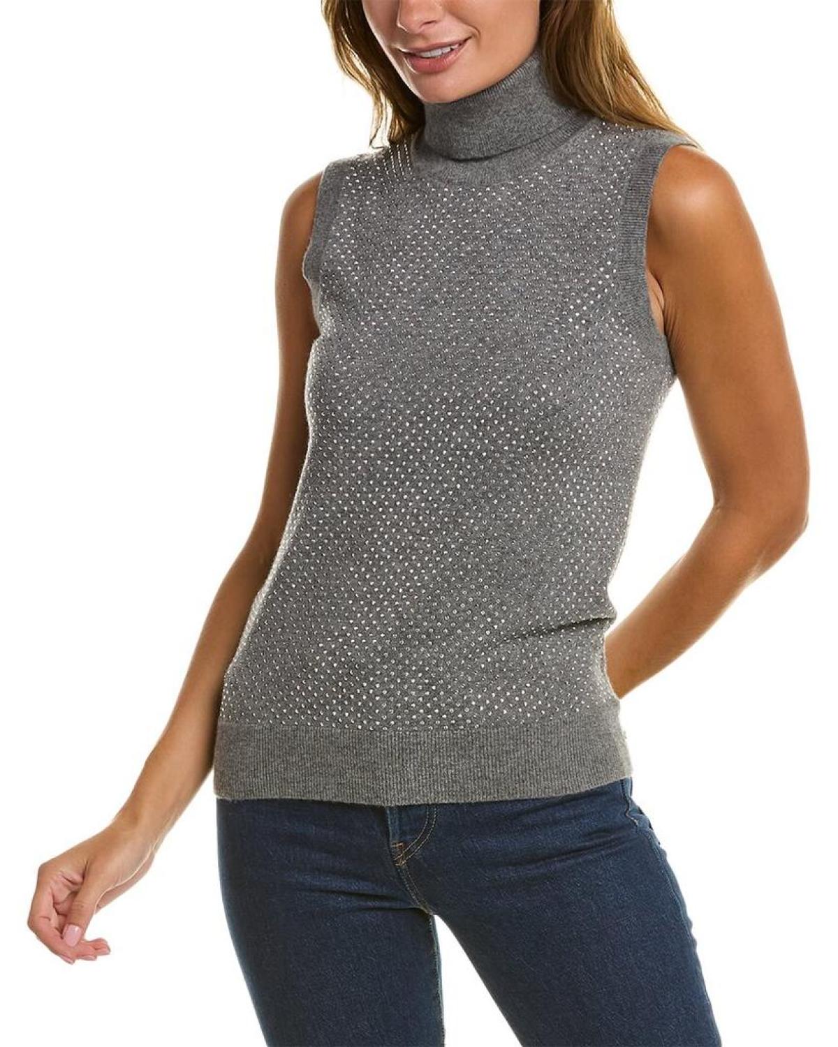 Michael Kors Embellished Cashmere Sweater