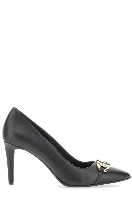 Michael Michael Kors Logo Plaque Pumps