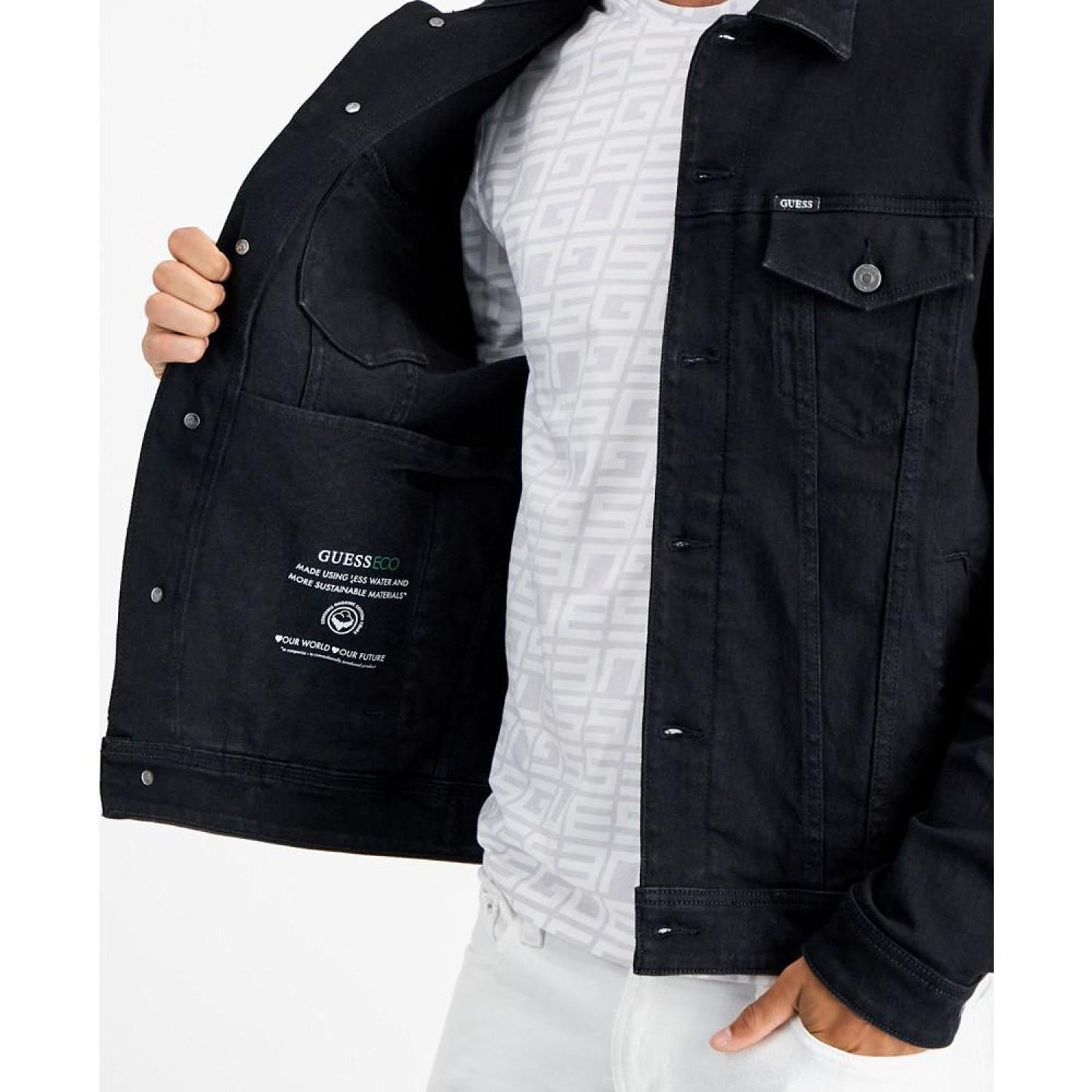 Men's Eco Dillon Regular-Fit Denim Jean Jacket