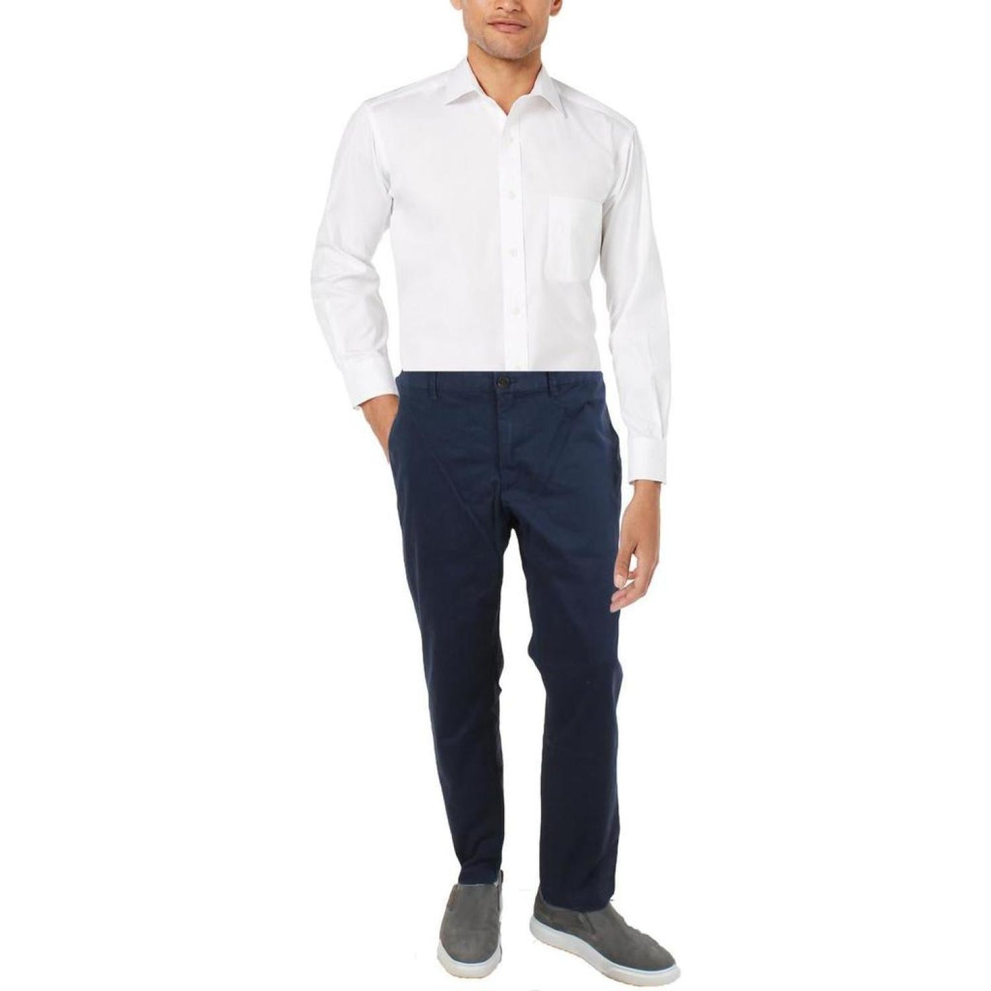 Mens Twill Slim Fit Chino Pants