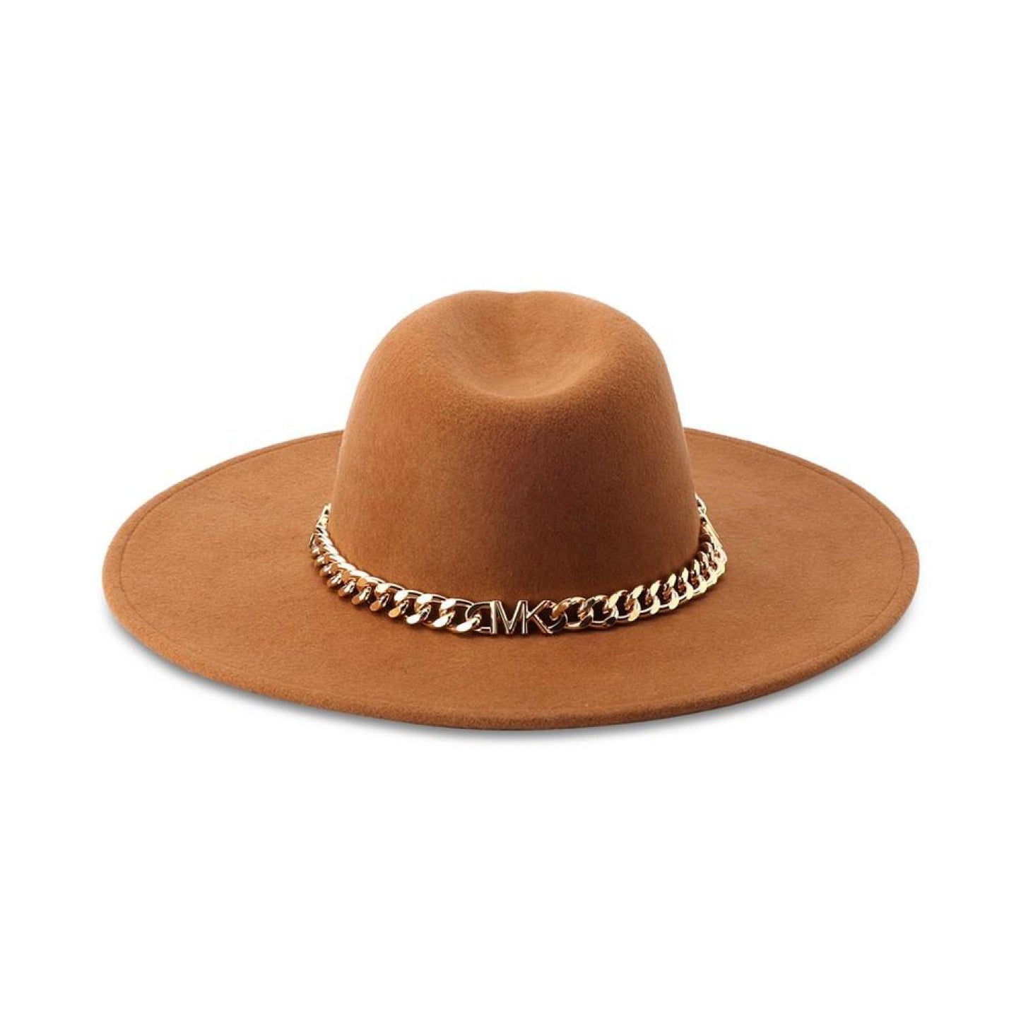 Women's Felted Wool Fedora with Chain Band