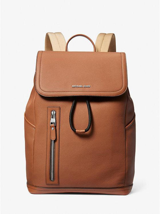 Hudson Pebbled Leather Utility Backpack