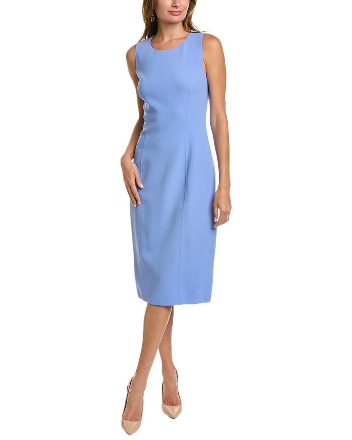 Michael Kors Crepe Wool-Blend Dress