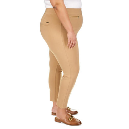 Plus Size High-Rise Pull-On Pants