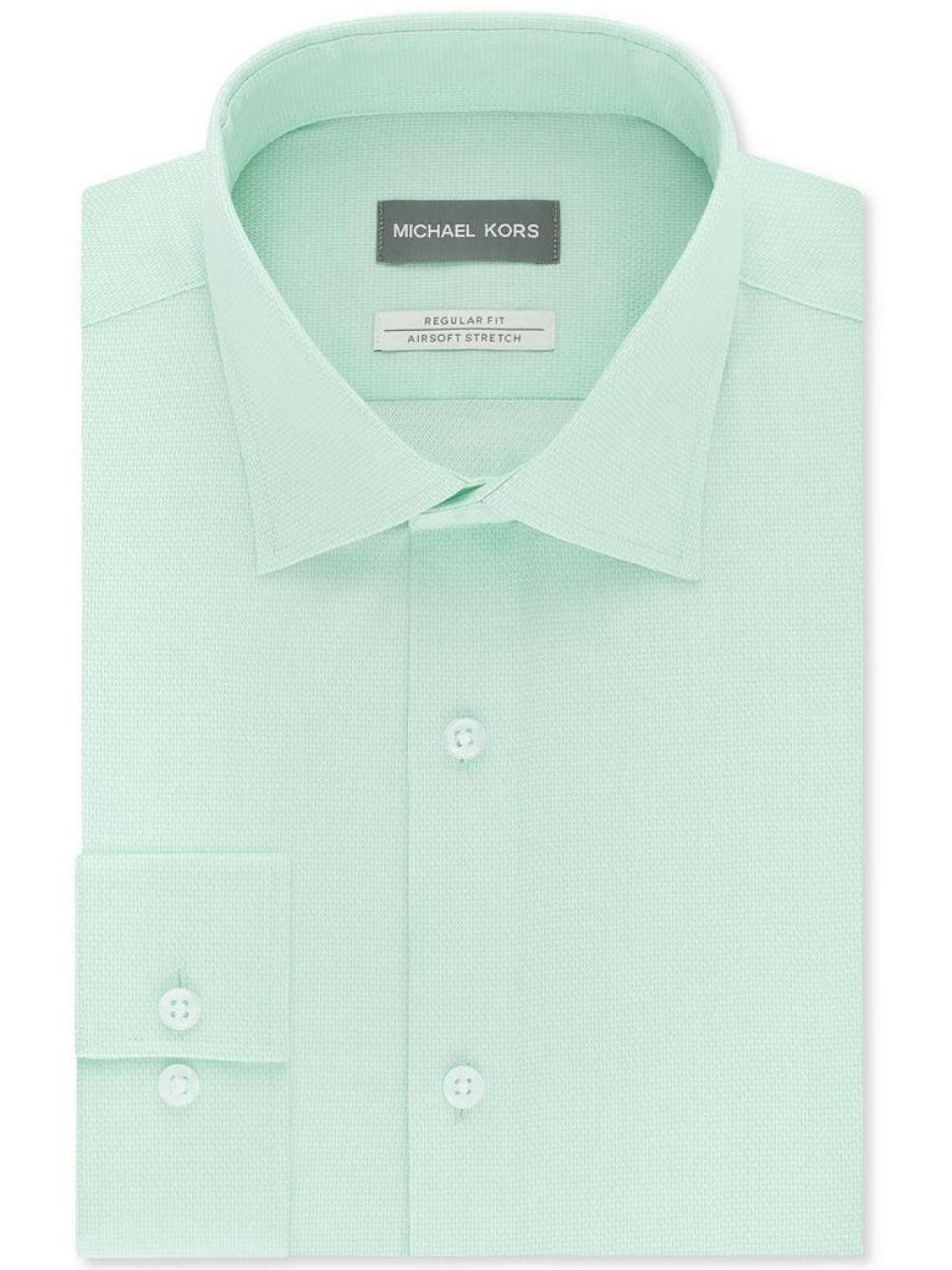 Mens Regular Fit Non-Iron Button-Down Shirt