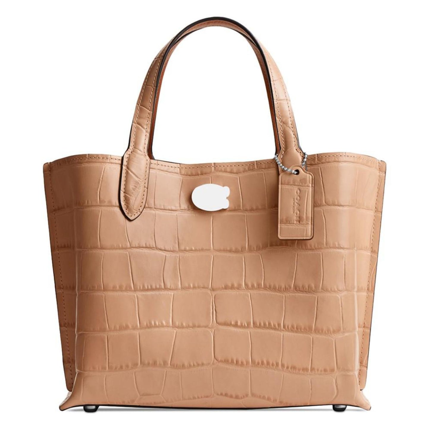 Embossed Croc Willow Tote 24