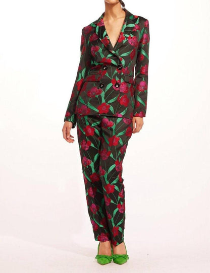 Alexey Jacket In Roses And Thorns