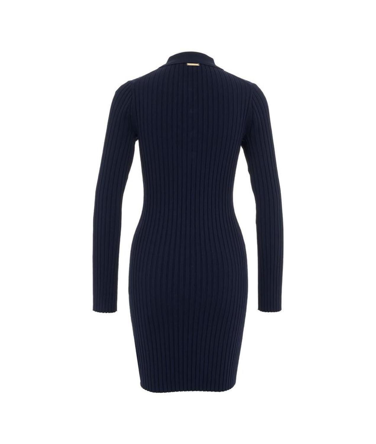 Michael Michael Kors Long-Sleeved Polo Dress