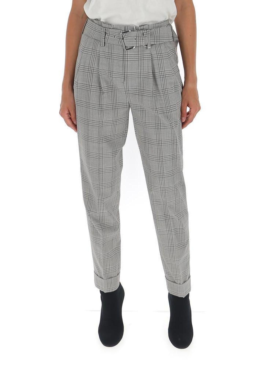 Michael Michael Kors Checkered Detail Tailored Trousers