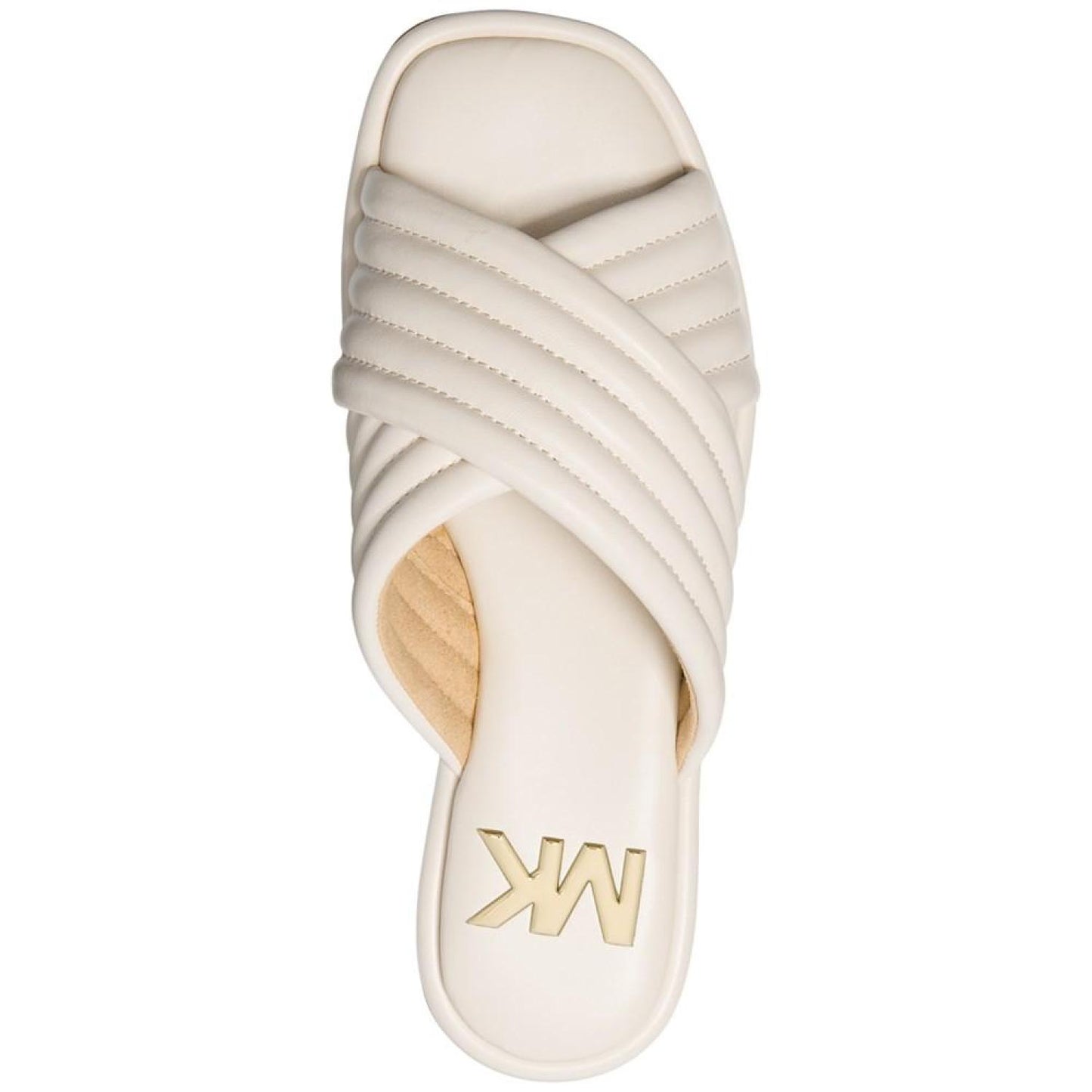 Portia Slip-On Crisscross Quilted Slide Sandals