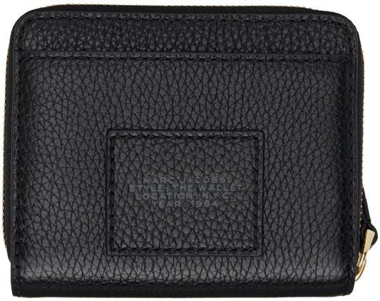 Black 'The Leather Mini Compact' Wallet