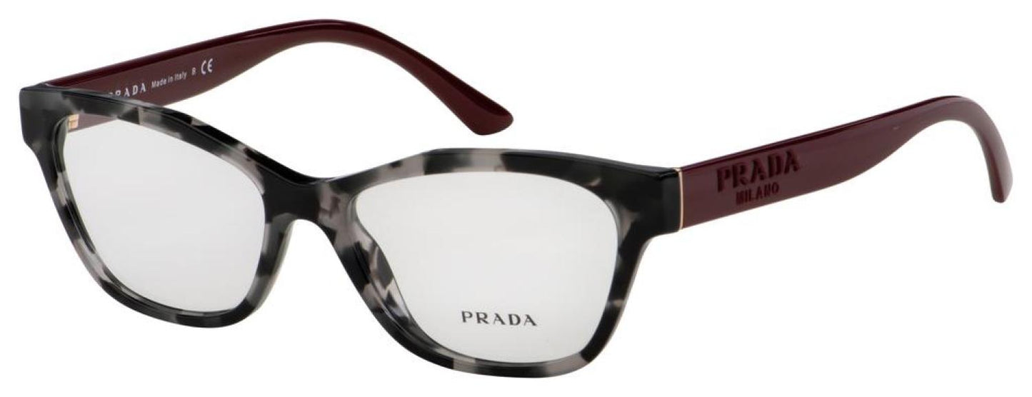 Prada Unisex 53mm Spotted Grey Opticals