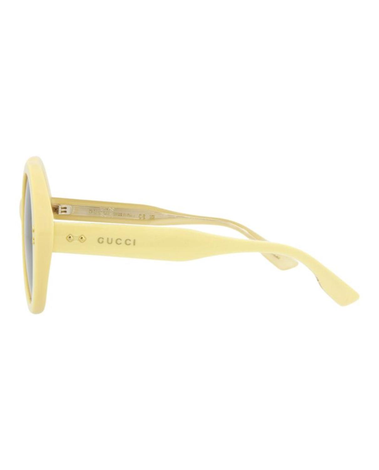 Round-Acetate Frame Sunglasses