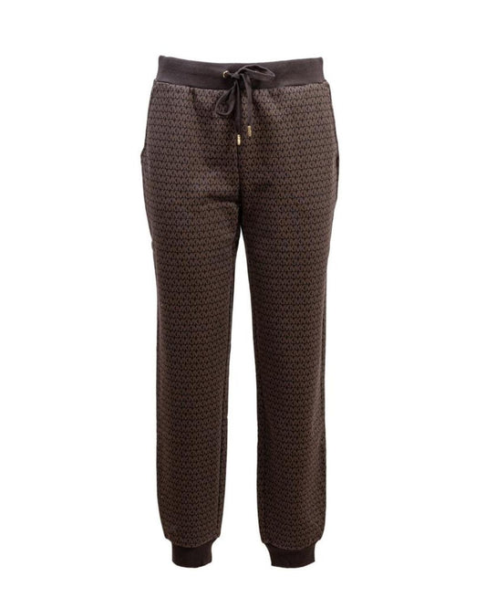 Michael Michael Kors Monogram Printed Drawstring Trousers