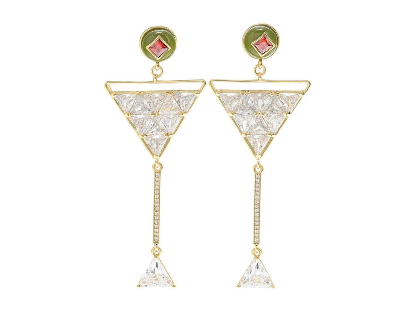 Shaken Or Stirred Statement Earrings