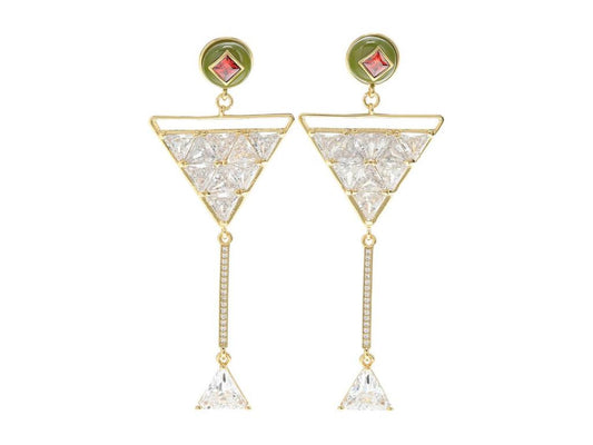 Shaken Or Stirred Statement Earrings