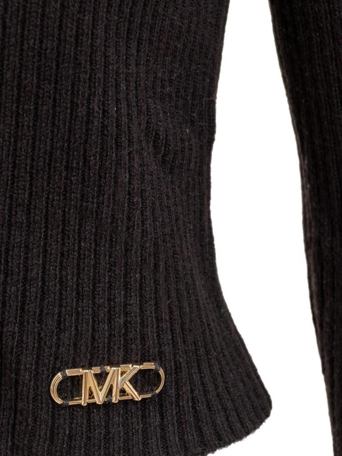 Michael Michael Kors Logo Plaque Knitted Jumper