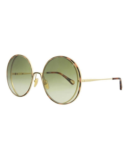 Round-Frame Metal Sunglasses