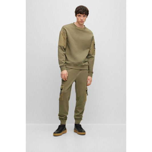 Relaxed-fit tracksuit bottoms with cargo pockets