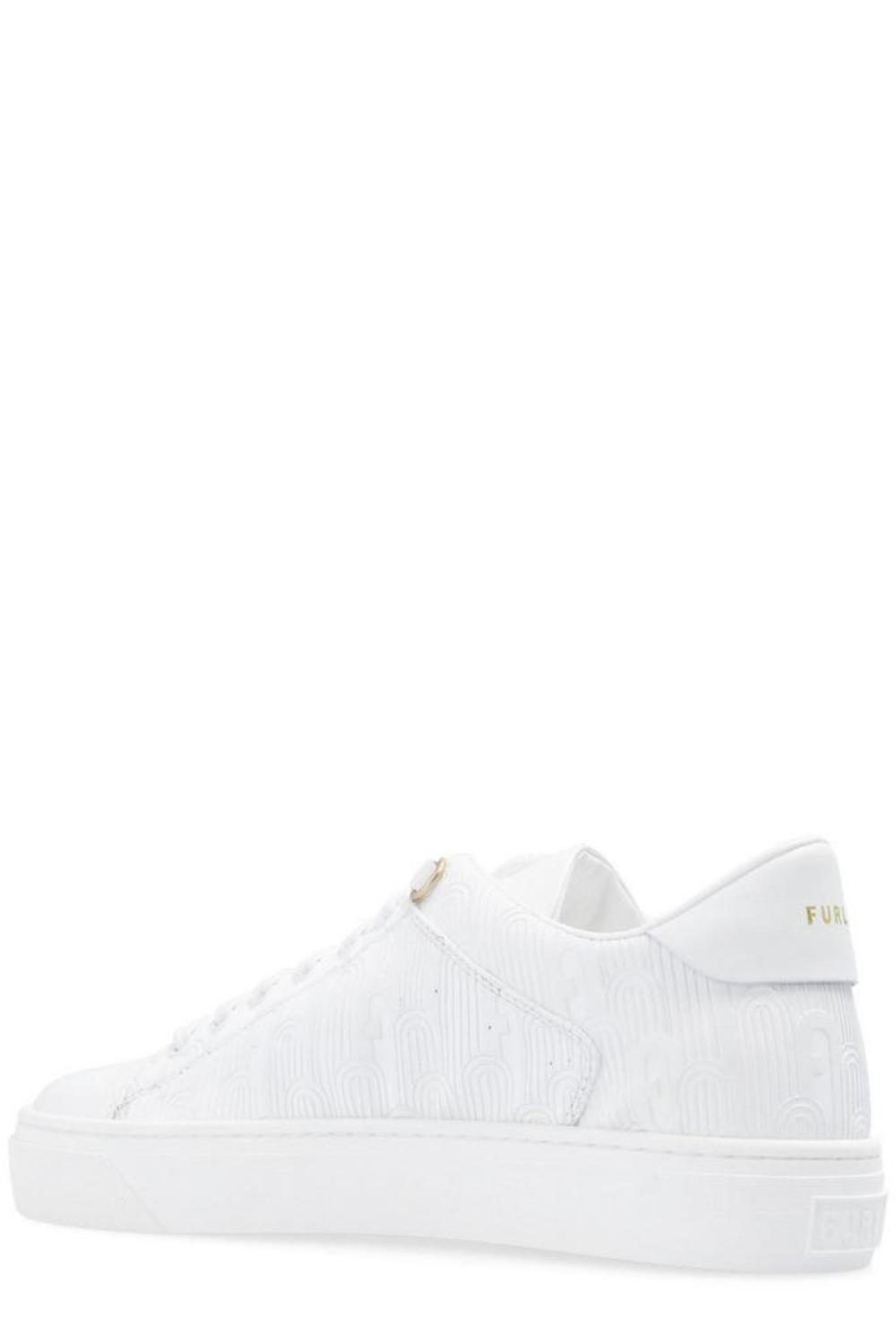 Furla Logo-Printed Lace-Up Sneakers