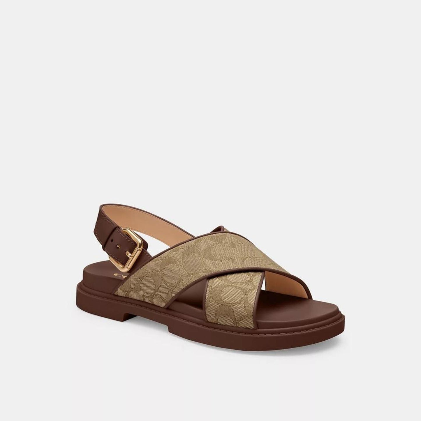 Coach Outlet Fraser Sandal In Signature Jacquard