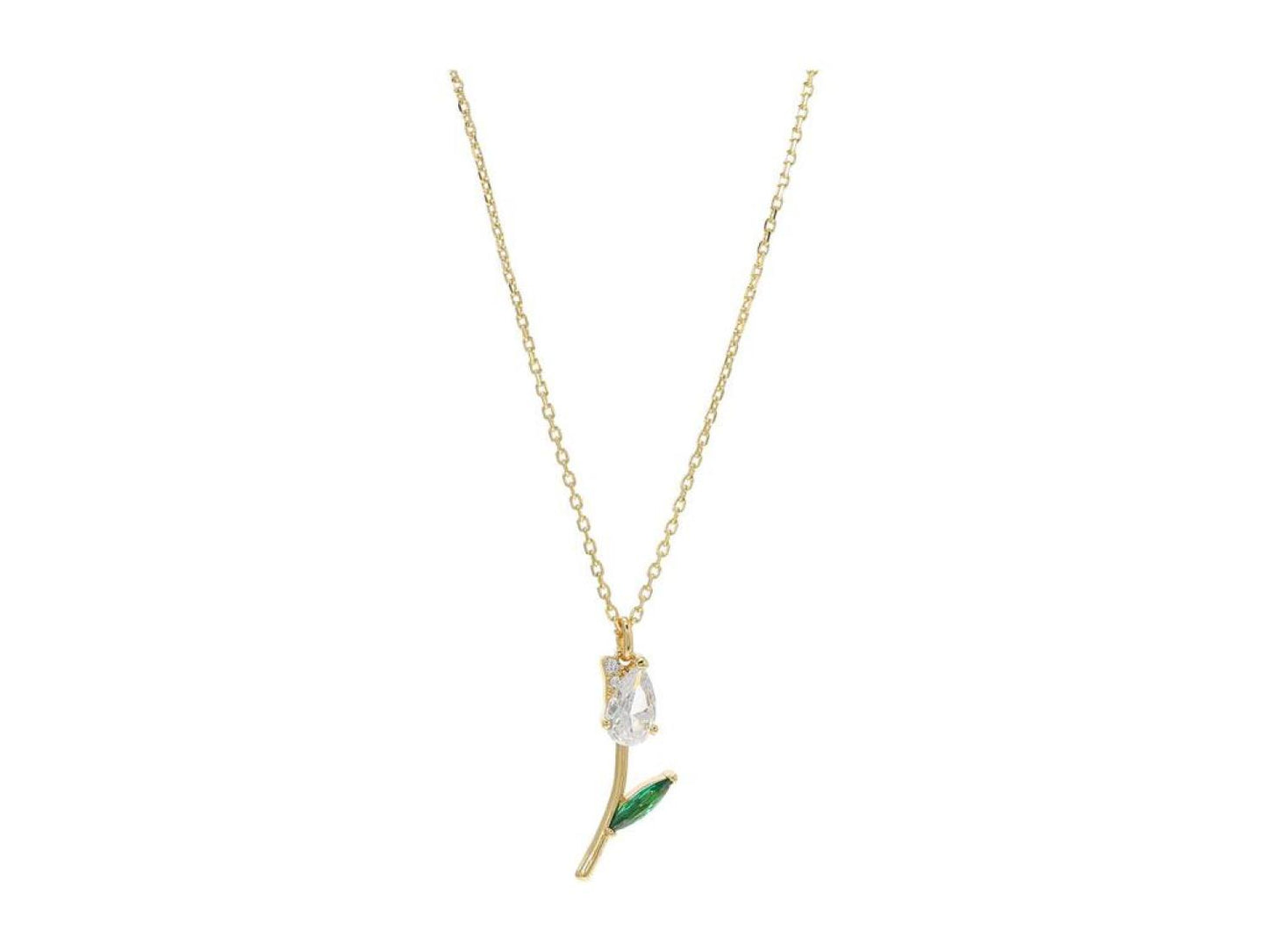 Greenhouse Tulip Mini Pendant Necklace