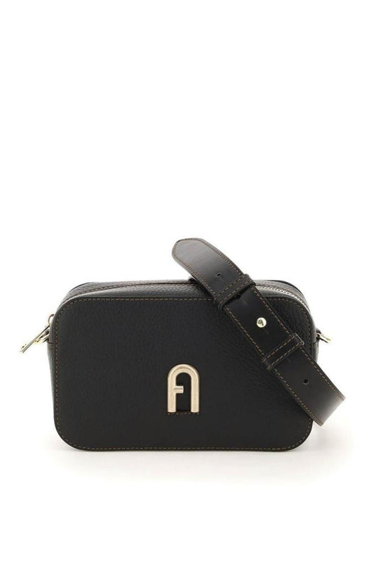 Furla Logo-Plaque Zipped Mini Crossbody Bag