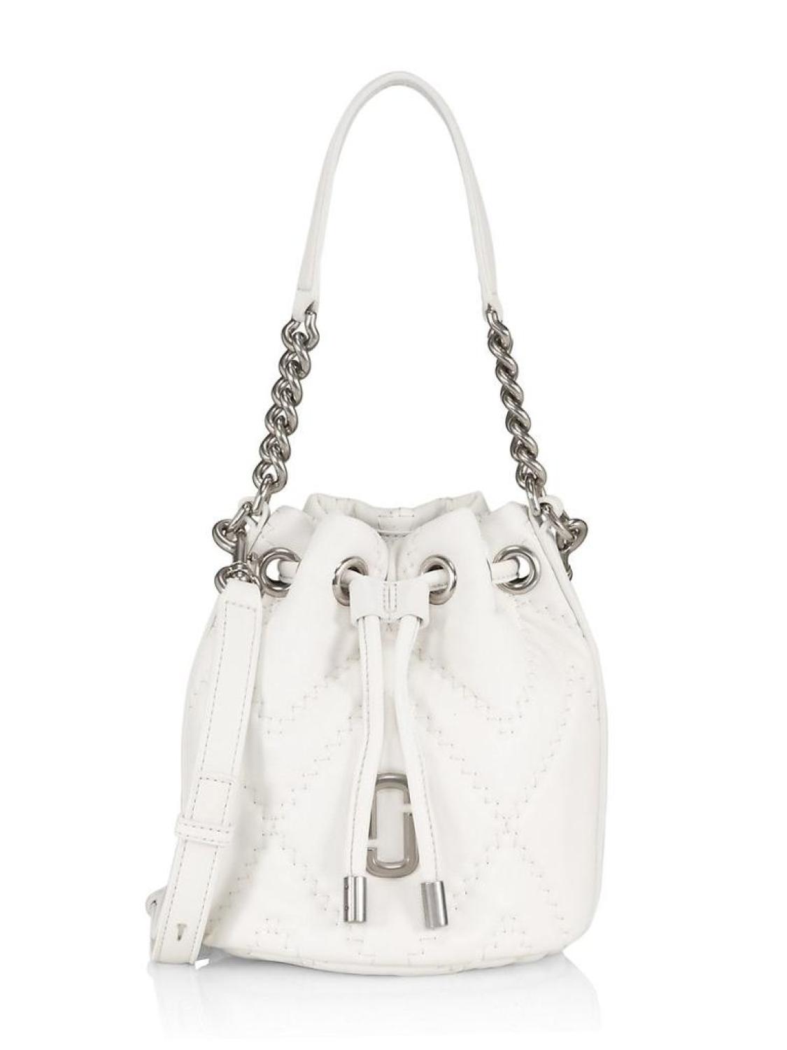 Medium Quilted Leather Bucket Bag