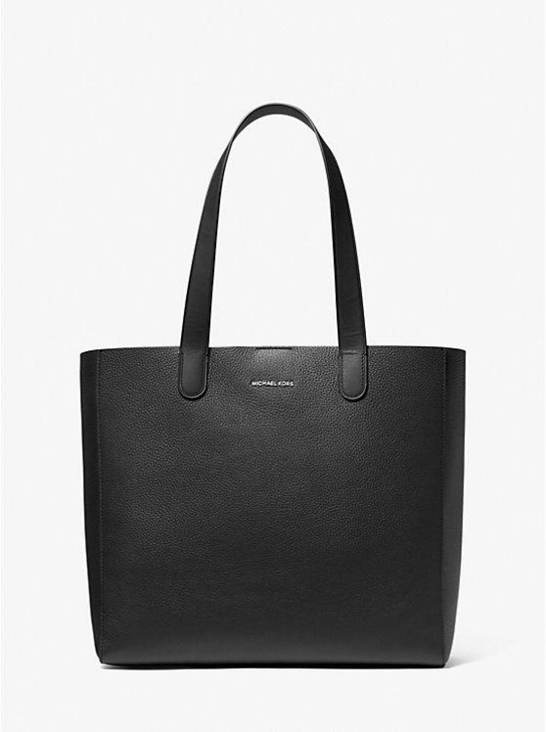 Hudson Pebbled Leather Tote Bag