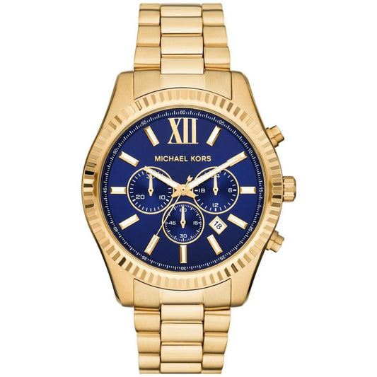 Men's Lexington Chronograph Gold-Tone Stainless Steel Watch 44mm