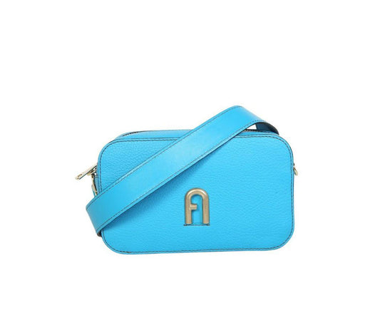 Furla Logo Plaque Zipped Mini Crossbody Bag