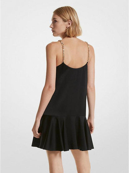 Crepe Chain Tank Dress