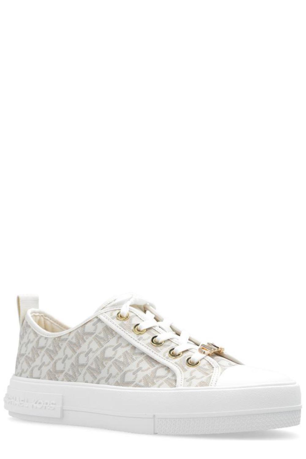 Michael Michael Kors Monogram-Printed Lace-Up Sneakers