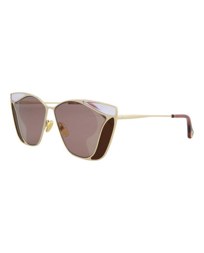 Chloe Cat Eye-Frame Metal Sunglasses