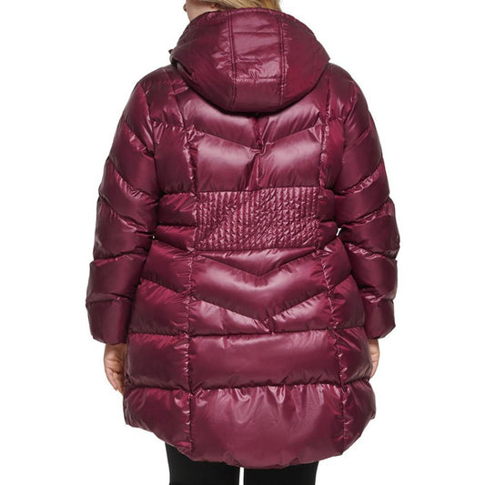 Women's Plus Size Hooded Puffer Coat