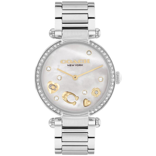 Women's Cary Silver-Tone Stainless Steel Bracelet Watch 34mm