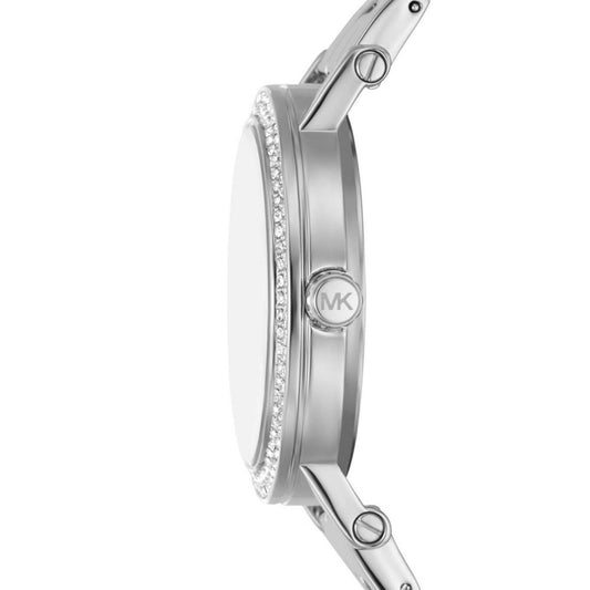 Women's Corey Three-Hand Silver-Tone Alloy Watch 38mm