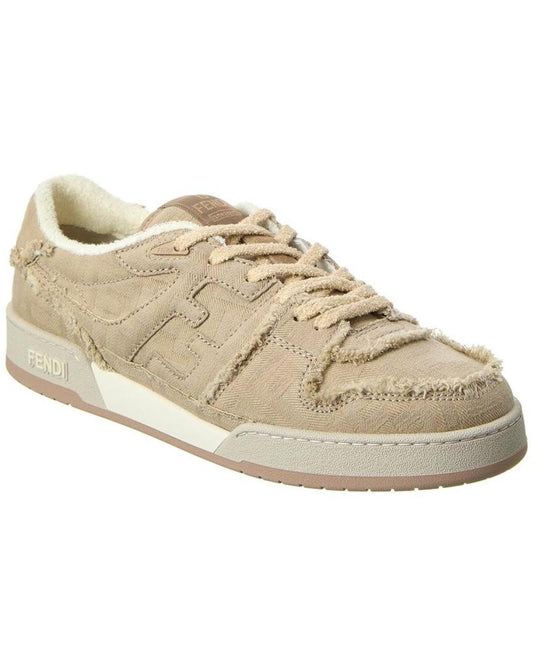 FENDI Match Jacquard Canvas Sneaker