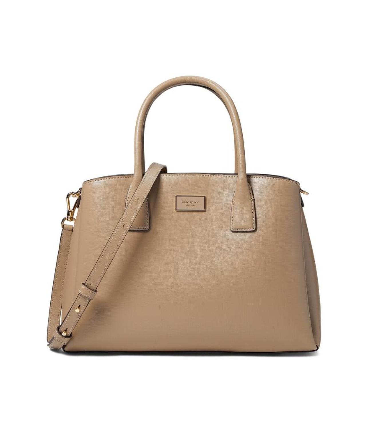 Serena Saffiano Leather Satchel