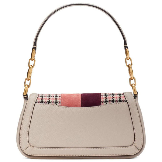 Gramercy Racing Stripe Plaid Twill Fabric Small Flap Shoulder Bag